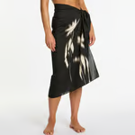 Darla - Bandeau Blossom Print One Piece Swimsuit Set