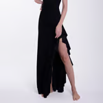 Carly - Off Shoulder Color Block One Piece Swimsuit Set