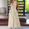 Fenna | V-neck midi dress