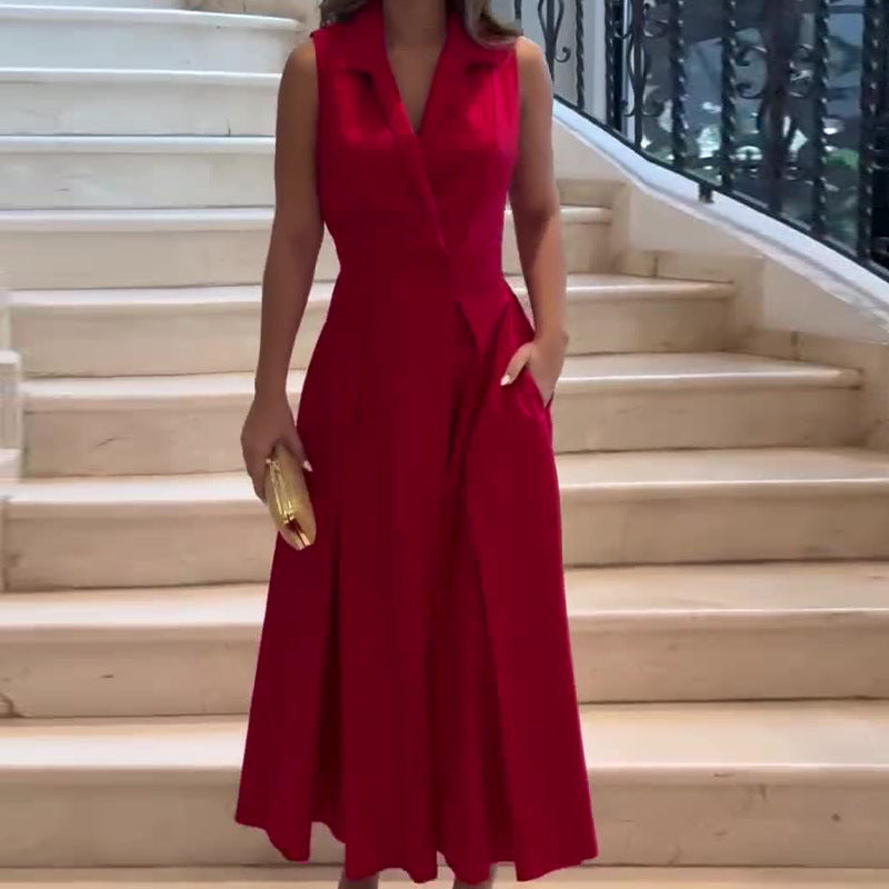 Fenna | V-neck midi dress