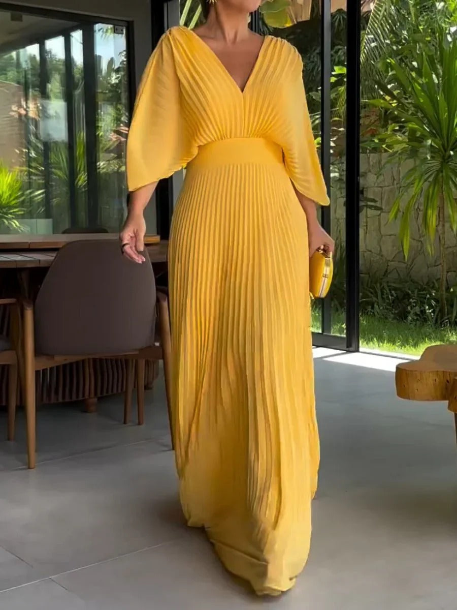 Consuelo |   Classic Pleated Dress