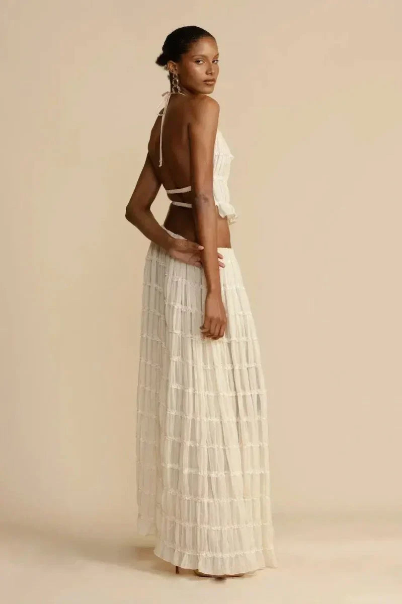 Frida - Pleated backless set