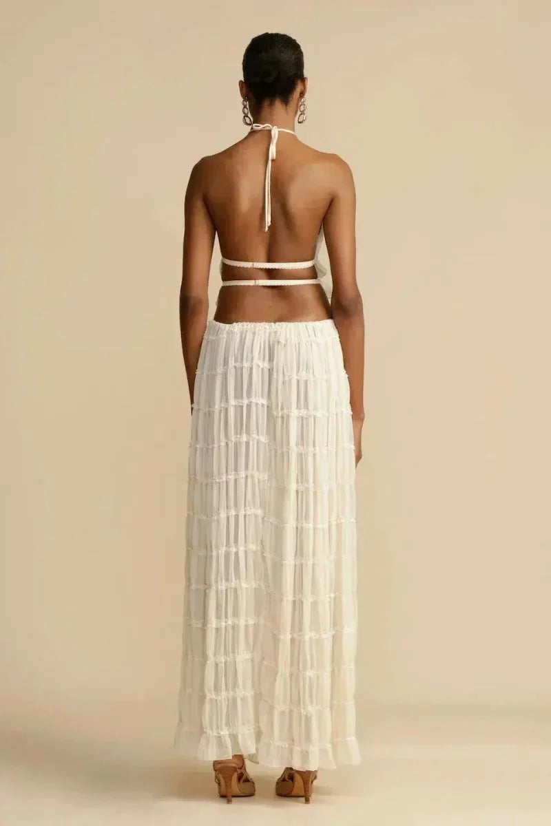 Frida - Pleated backless set