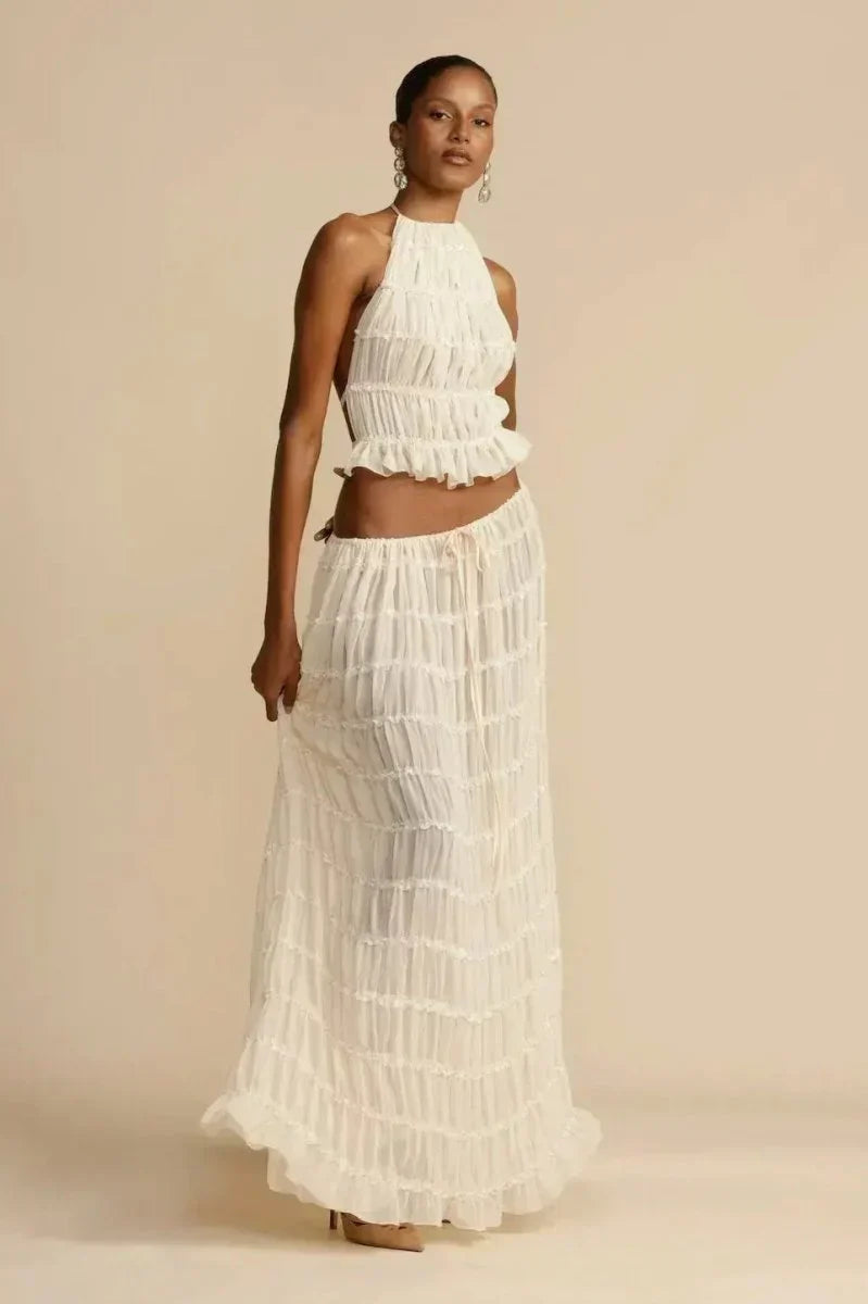 Frida - Pleated backless set