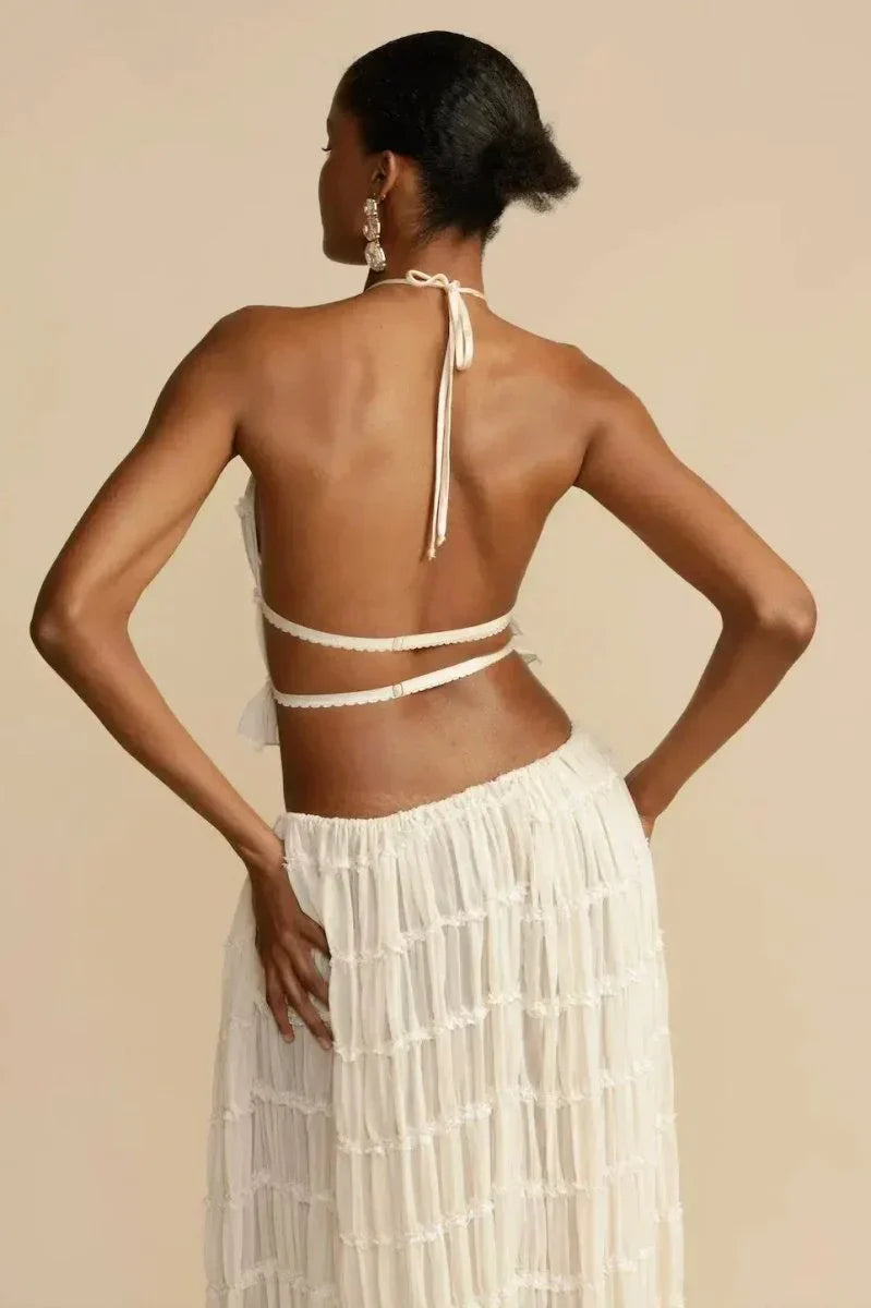 Frida - Pleated backless set