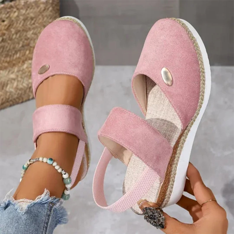 Monika™ - Ortopediska Sandaler med Platå, Andningsbara och Avslappnade