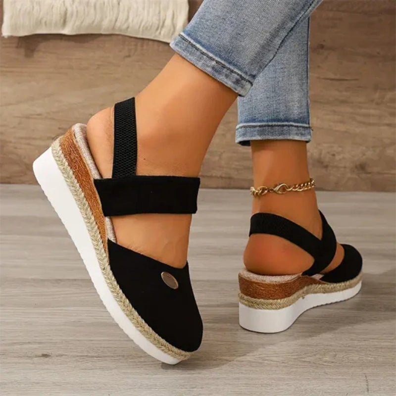 Monika™ - Ortopediska Sandaler med Platå, Andningsbara och Avslappnade