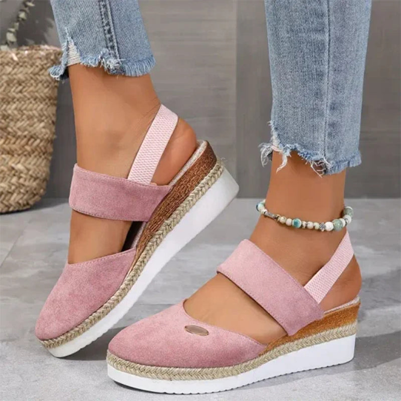 Monika™ - Ortopediska Sandaler med Platå, Andningsbara och Avslappnade