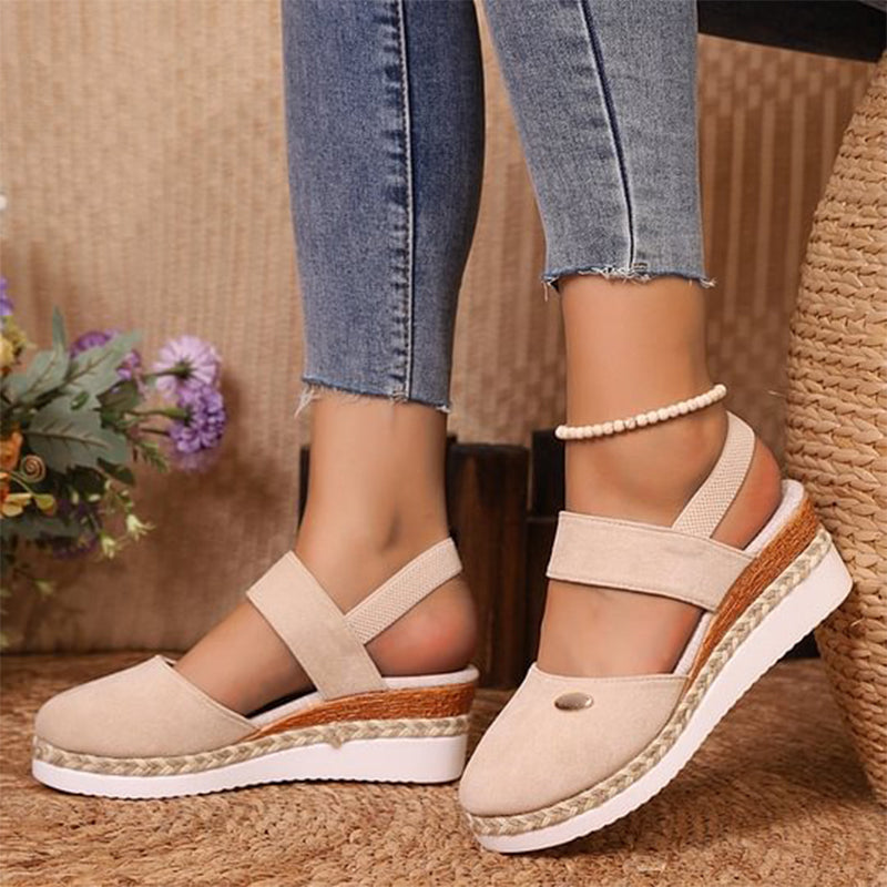 Monika™ - Ortopediska Sandaler med Platå, Andningsbara och Avslappnade