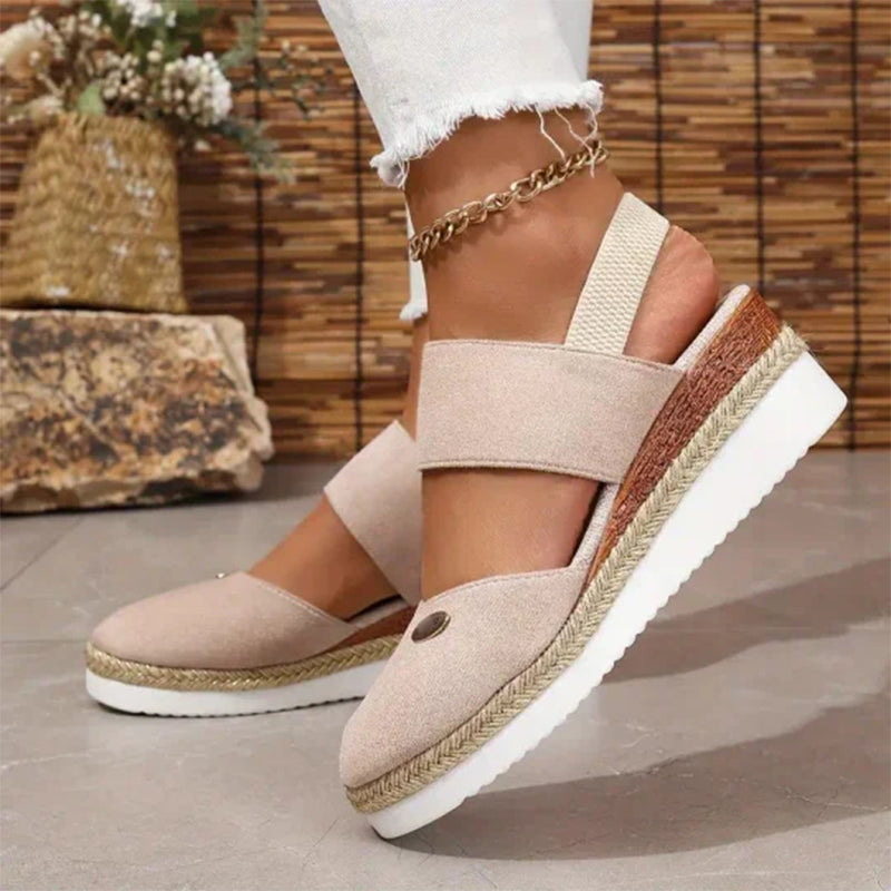 Monika™ - Ortopediska Sandaler med Platå, Andningsbara och Avslappnade