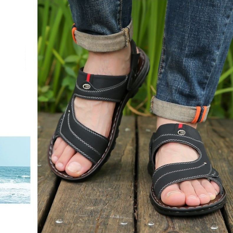 Petar™ - Andningsbara Sommarsandaler för Män med Justerbar Rem
