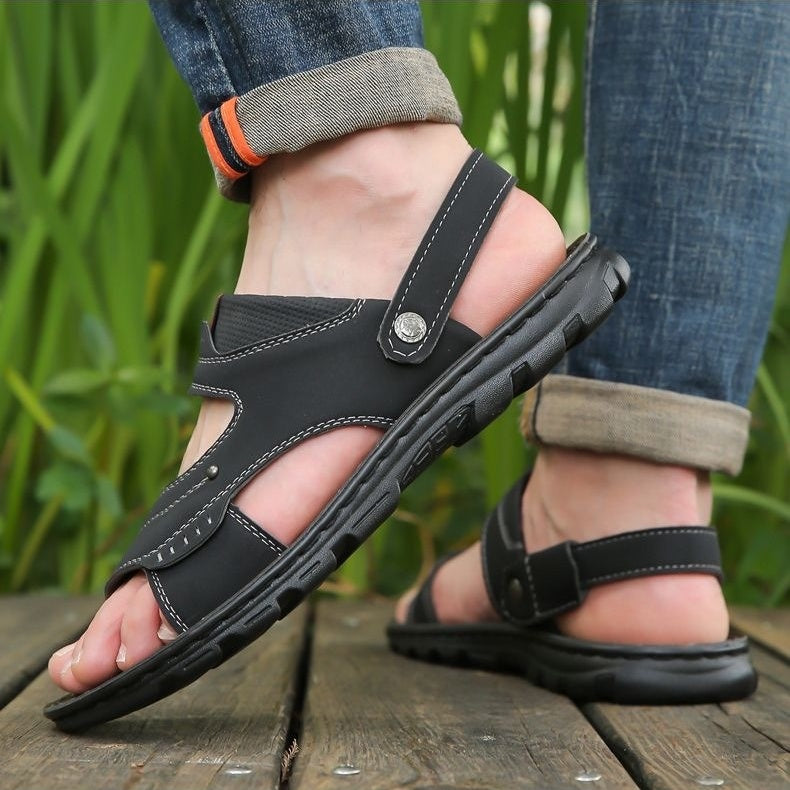 Petar™ - Andningsbara Sommarsandaler för Män med Justerbar Rem