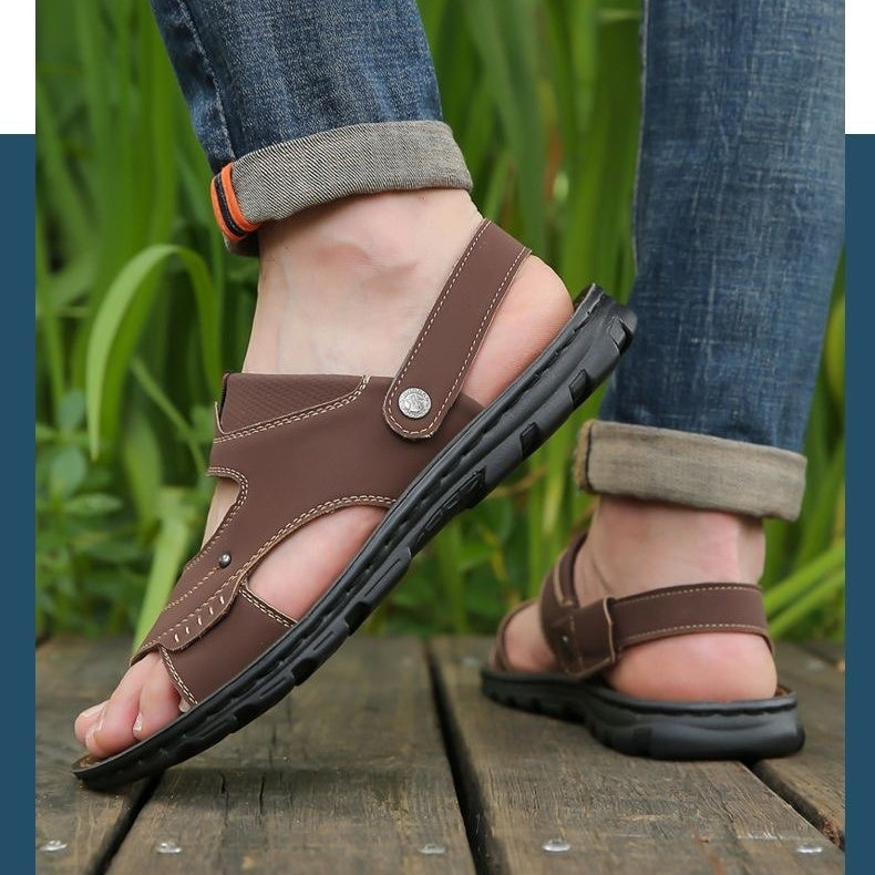 Petar™ - Andningsbara Sommarsandaler för Män med Justerbar Rem